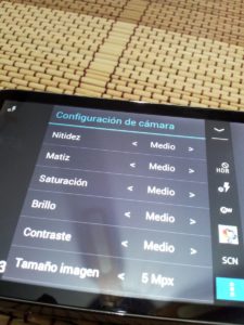 Cámara del ZTE V970