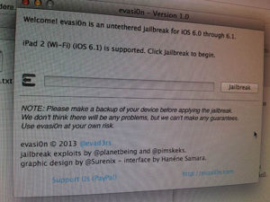 Jailbreak 6.1 en iPad 2